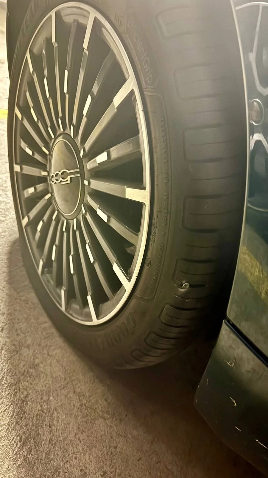 Porsche Taycan Screw to tyre – fixable or not? IMG_6947