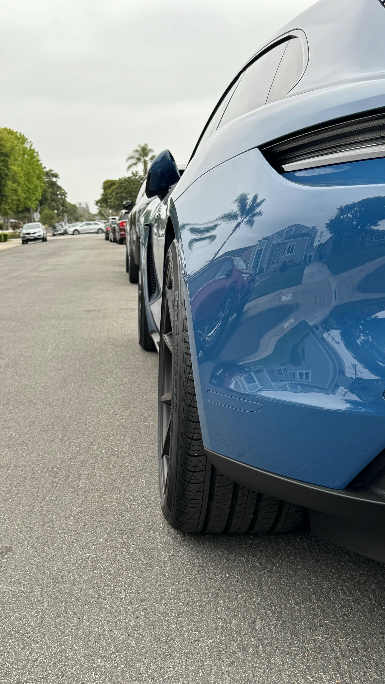 Porsche Taycan 15mm wheel spacers on '23 Taycan GTS Sport Turismo (pics & videos) 01_rear_wheel_01