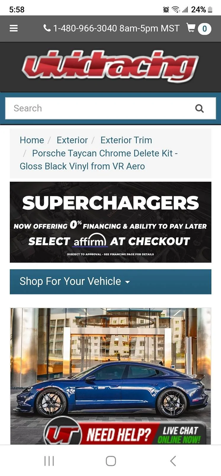 Porsche Taycan Chrome delete aftermarket options? Screenshot_20240509_175801_Chrom