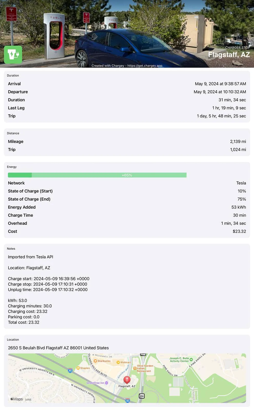 Porsche Taycan Texas to California III - Tesla Edition 1715311848743-di