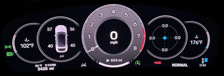 Porsche Taycan What do you show on your instrument cluster on your Porsche Taycan? 1715765594303-58