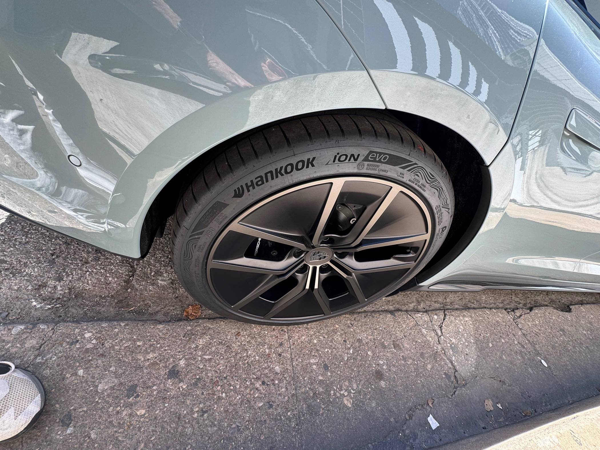 Porsche Taycan 21" GMP Rebel and Hankook iON evo tires: initial impressions IMG_8080