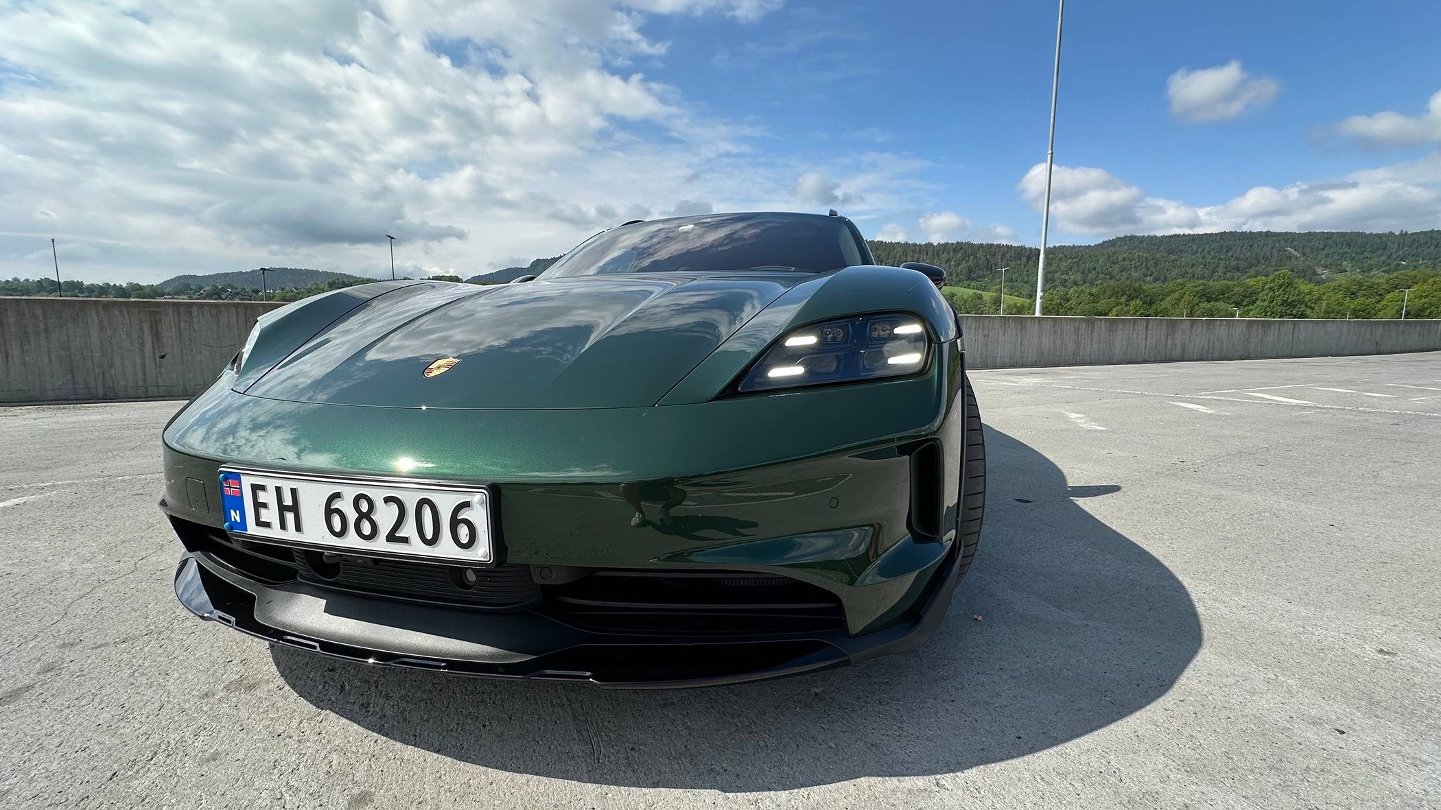 Porsche Taycan Some images of MY 2025 Cross Turismo 4 in Oak Green 2024-05-25 11.22.44