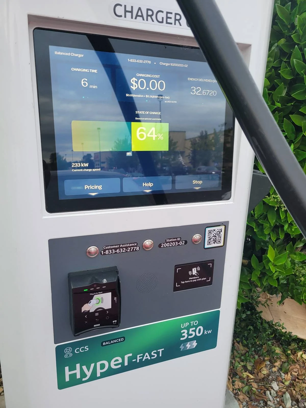 Porsche Taycan 350KW Max charge rate? 20240601_194327