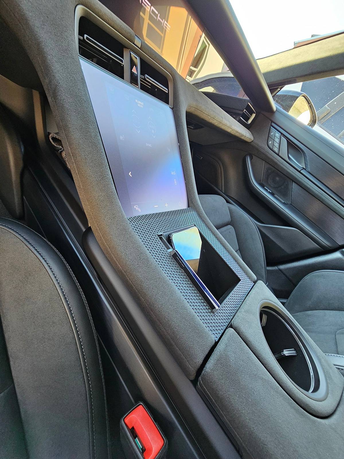 Porsche Taycan Phone box upgrade 20240518_191852