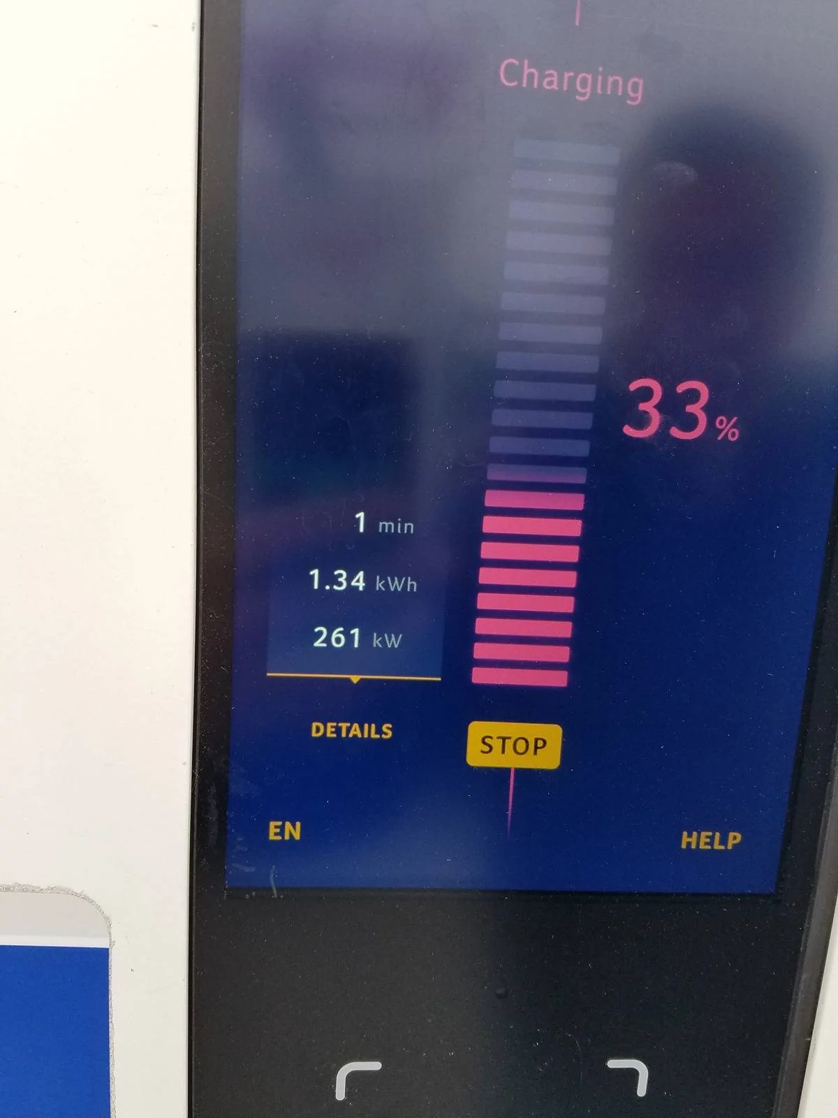 Porsche Taycan Charging at 269 kW 20230531_084440