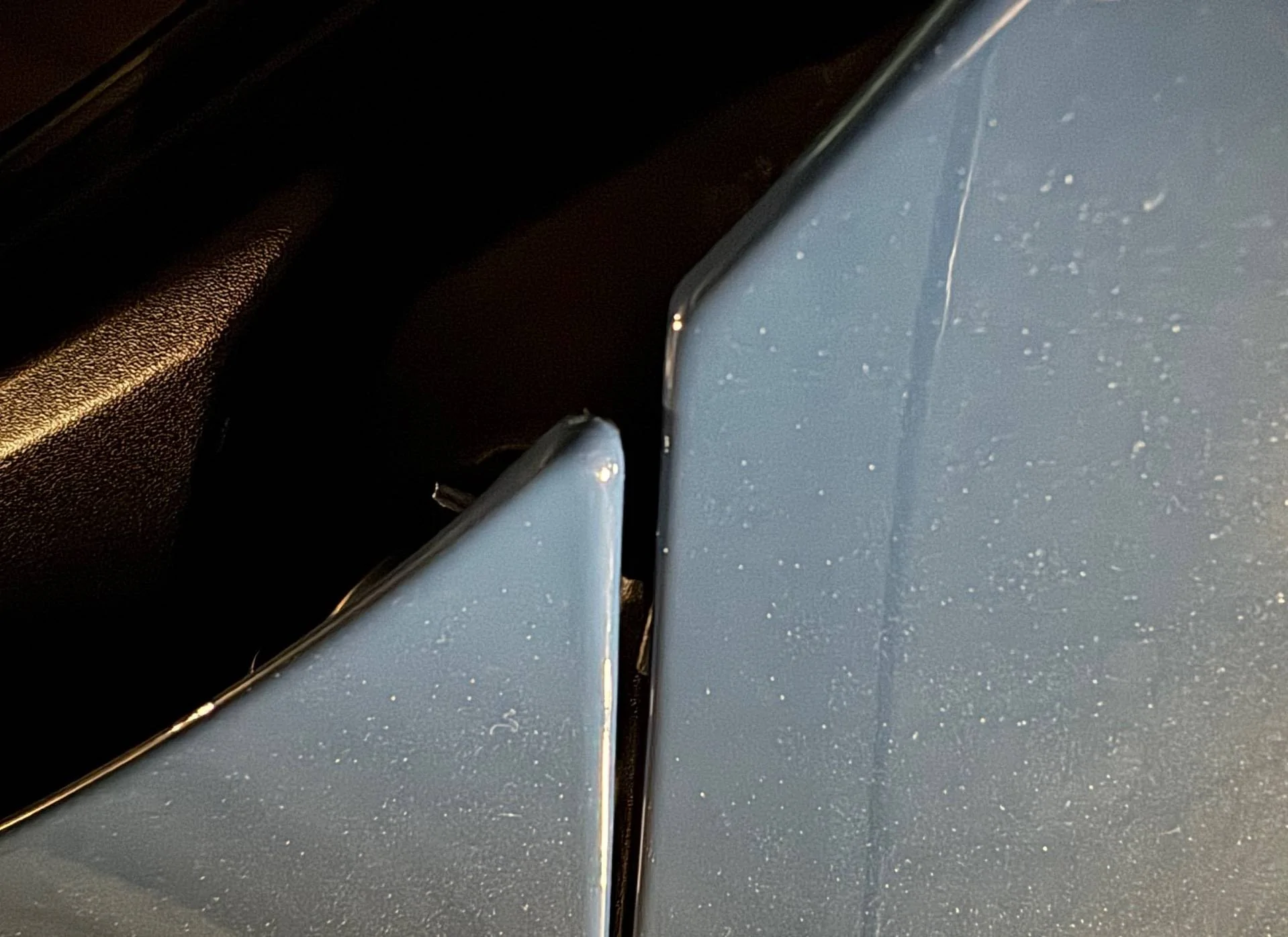Porsche Taycan PPF didn't go exactly as I had expected ppf_corner
