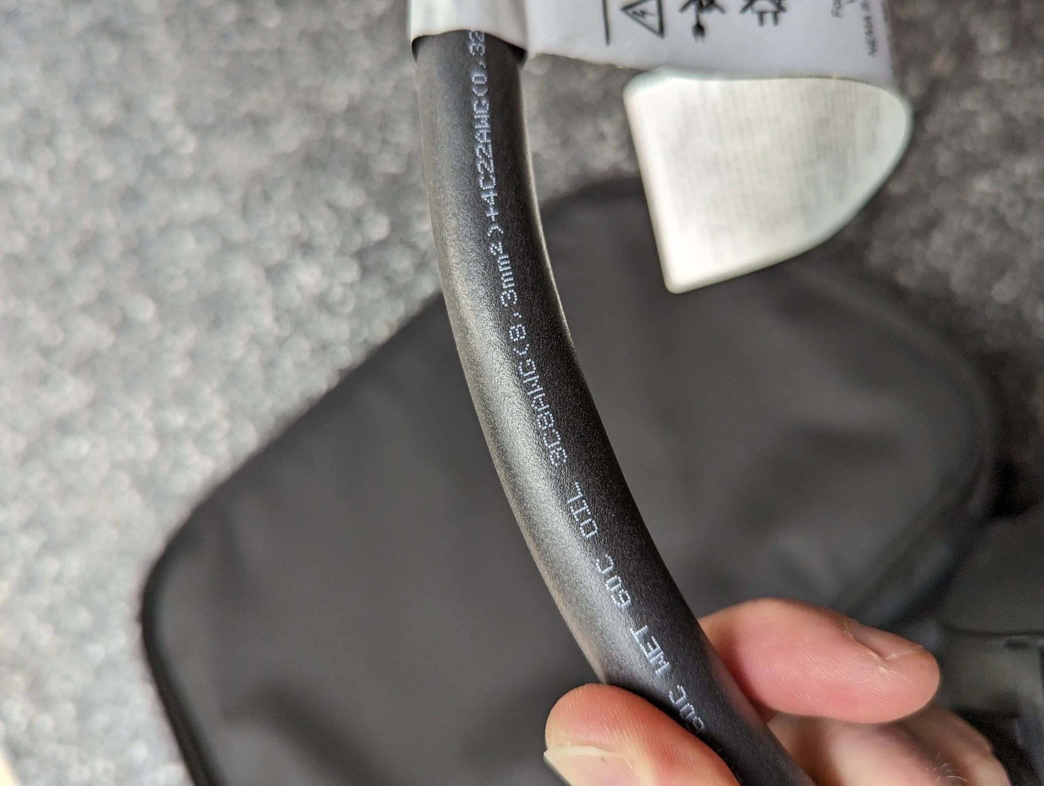 Porsche Taycan I got a new charging cable (replacement) from Porsche 1000012891