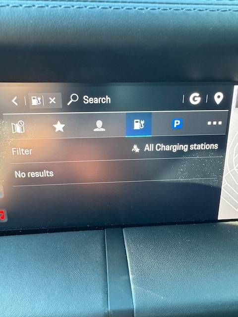 Porsche Taycan Electrify America - Navigation for working properly IMG_0688