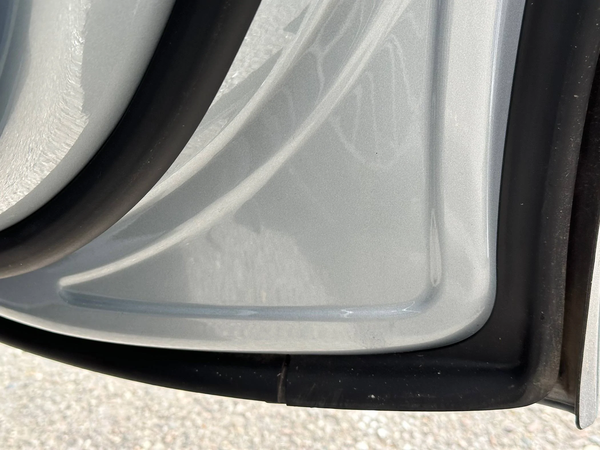 Porsche Taycan Passenger rear door is not closing as smooth as the other doors on the car, what is the issue? IMG_2875