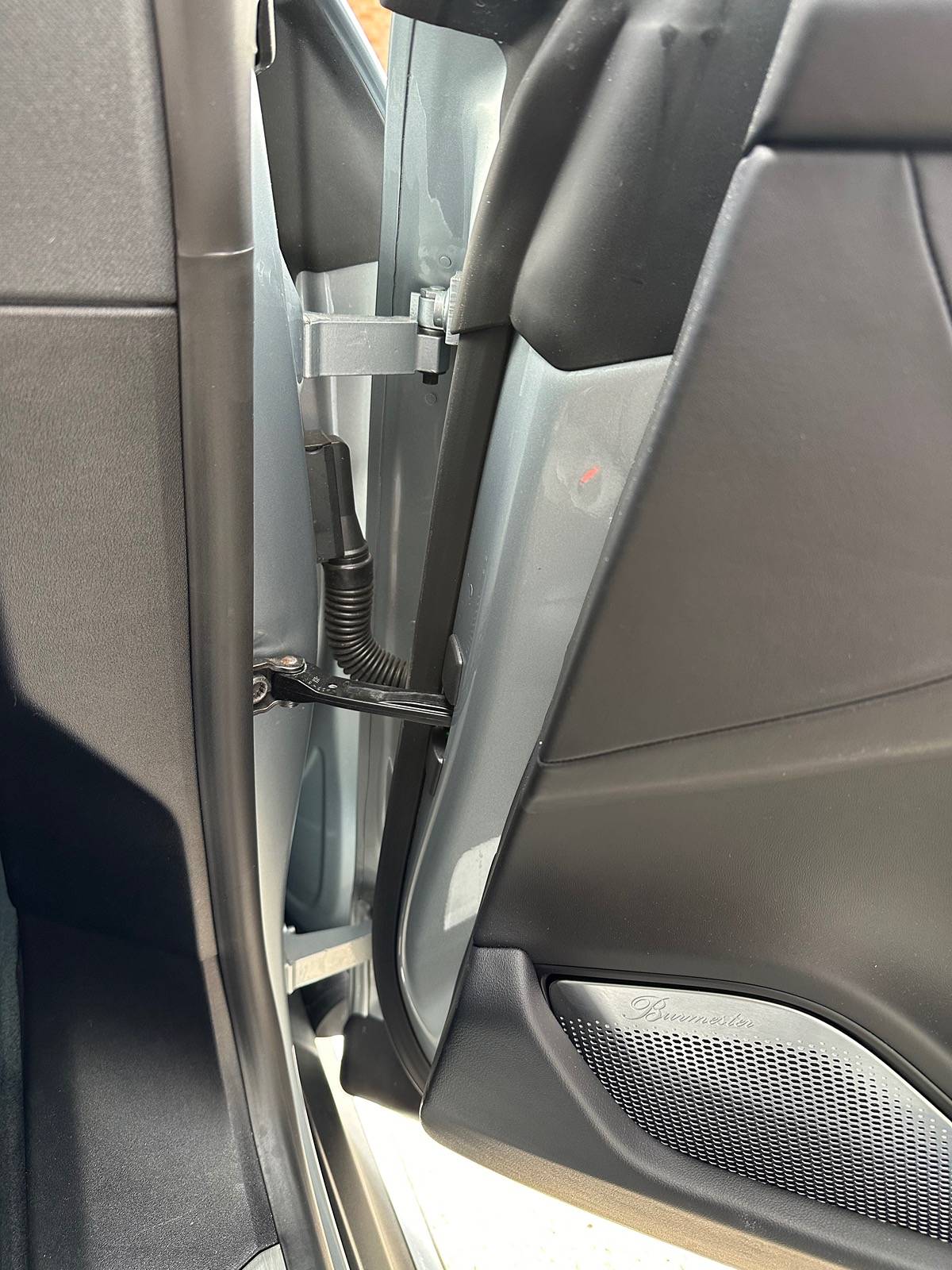 Porsche Taycan Passenger rear door is not closing as smooth as the other doors on the car, what is the issue? IMG_2872