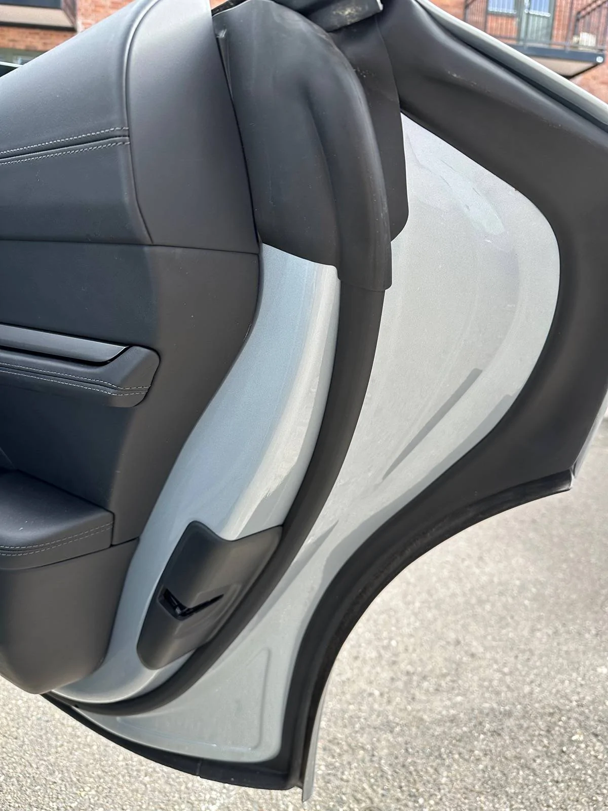 Porsche Taycan Passenger rear door is not closing as smooth as the other doors on the car, what is the issue? IMG_2870
