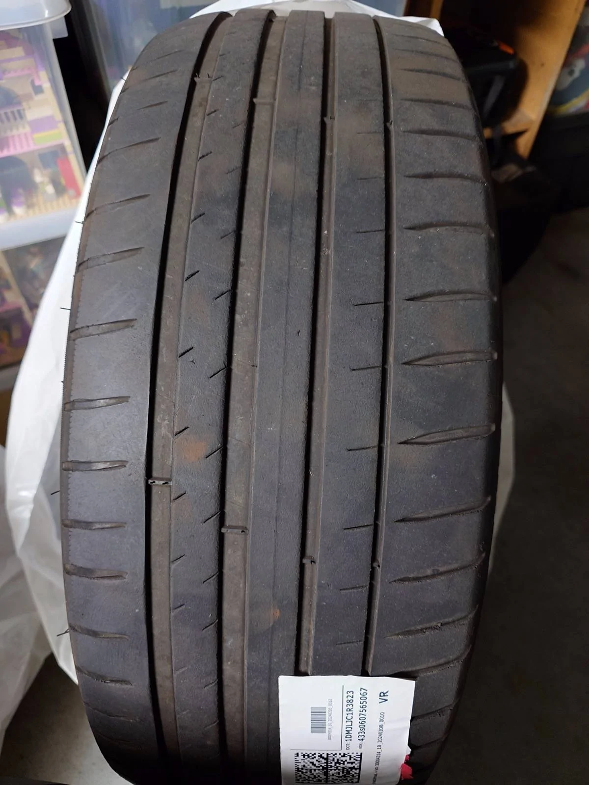 Porsche Taycan Taycan Problem - potential catastrophic tire failure 20240615_112216591