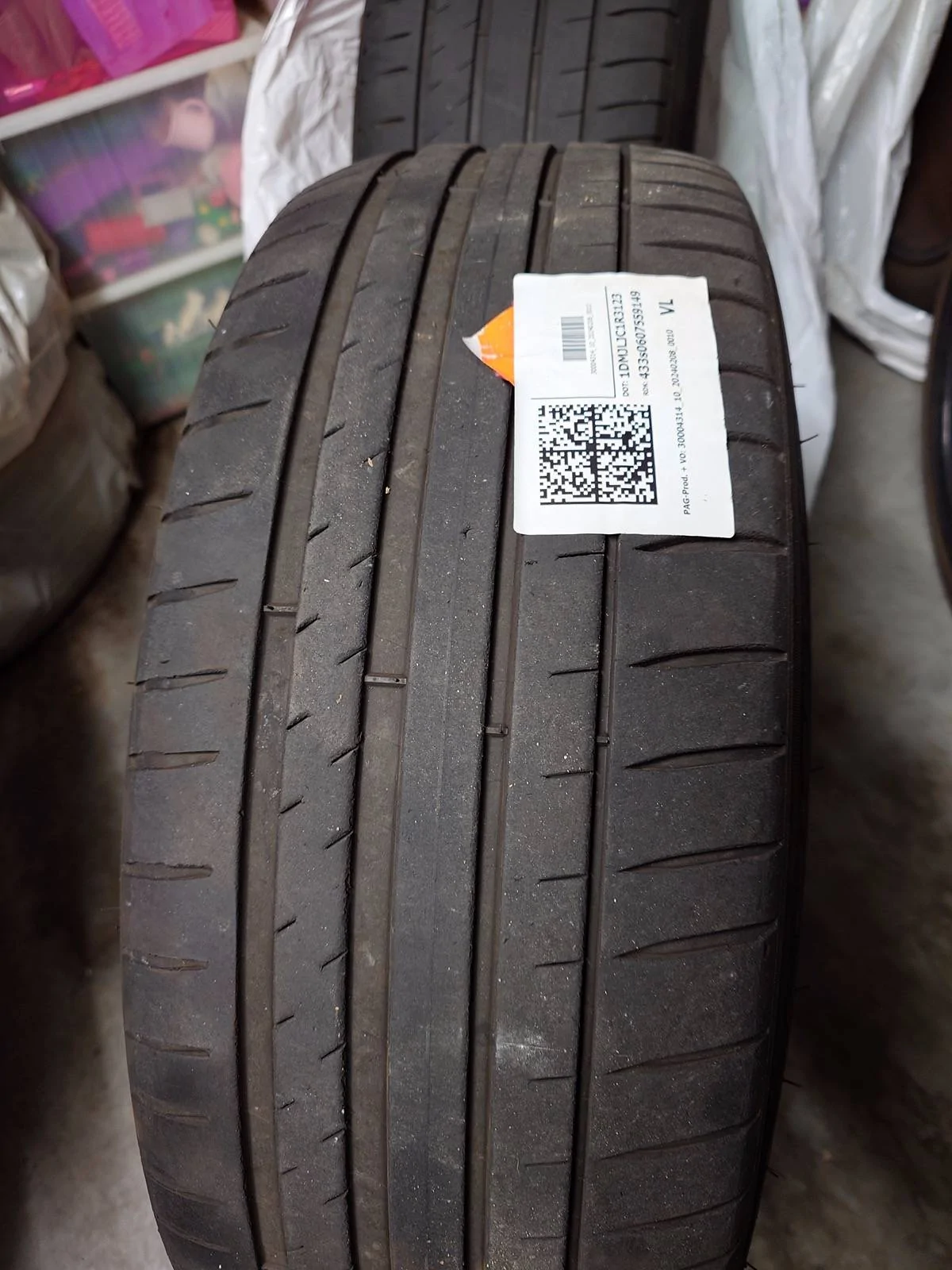Porsche Taycan Taycan Problem - potential catastrophic tire failure 20240615_112350771