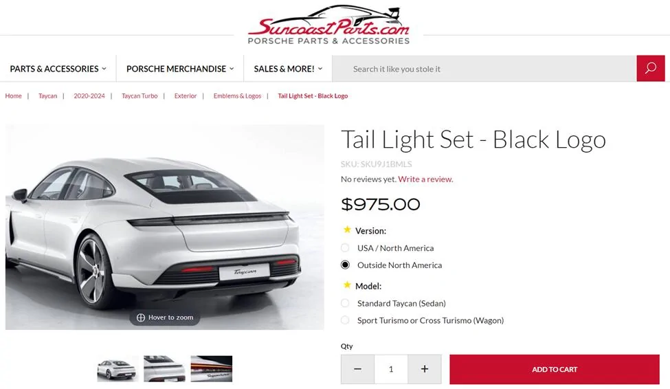 Porsche Taycan How-to DIY guide to retrofit Euro tail lights on North American Taycans 1718704894040-kk