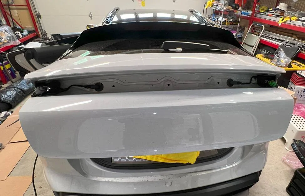 Porsche Taycan How-to DIY guide to retrofit Euro tail lights on North American Taycans 1718705176127-7v