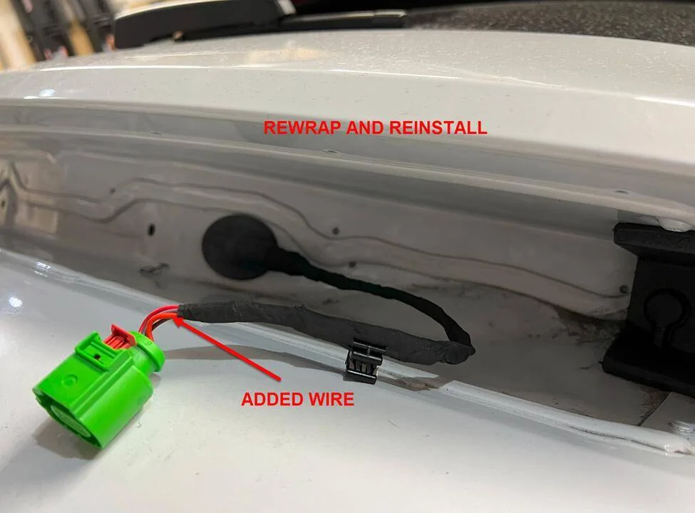 Porsche Taycan How-to DIY guide to retrofit Euro tail lights on North American Taycans 1718705275660-xc