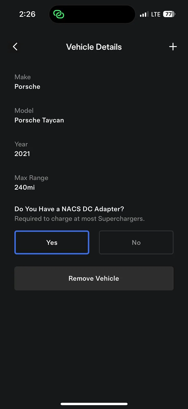 Porsche Taycan Lectron NACS to CCS1 adapter IMG_2500