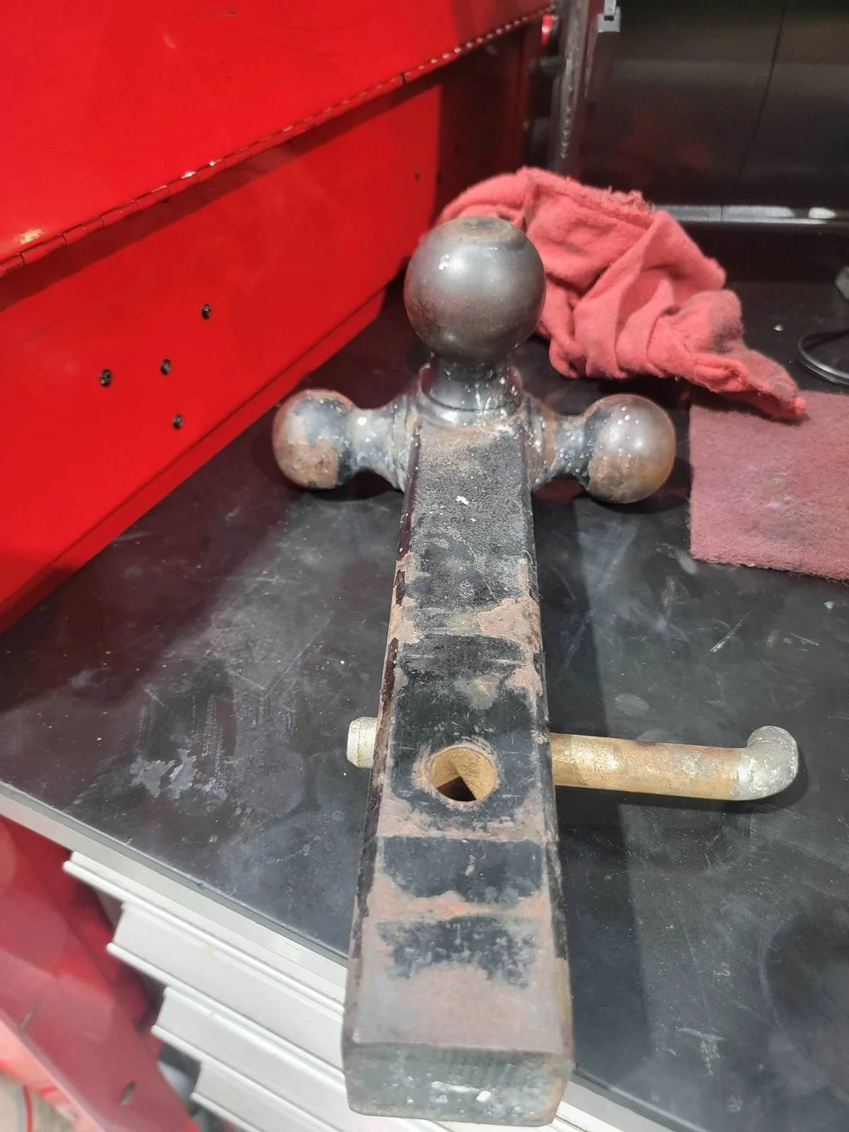 Porsche Taycan Taycan 4S Damaged While in For Recall Work at Dealer trailer-hitch-incident-1