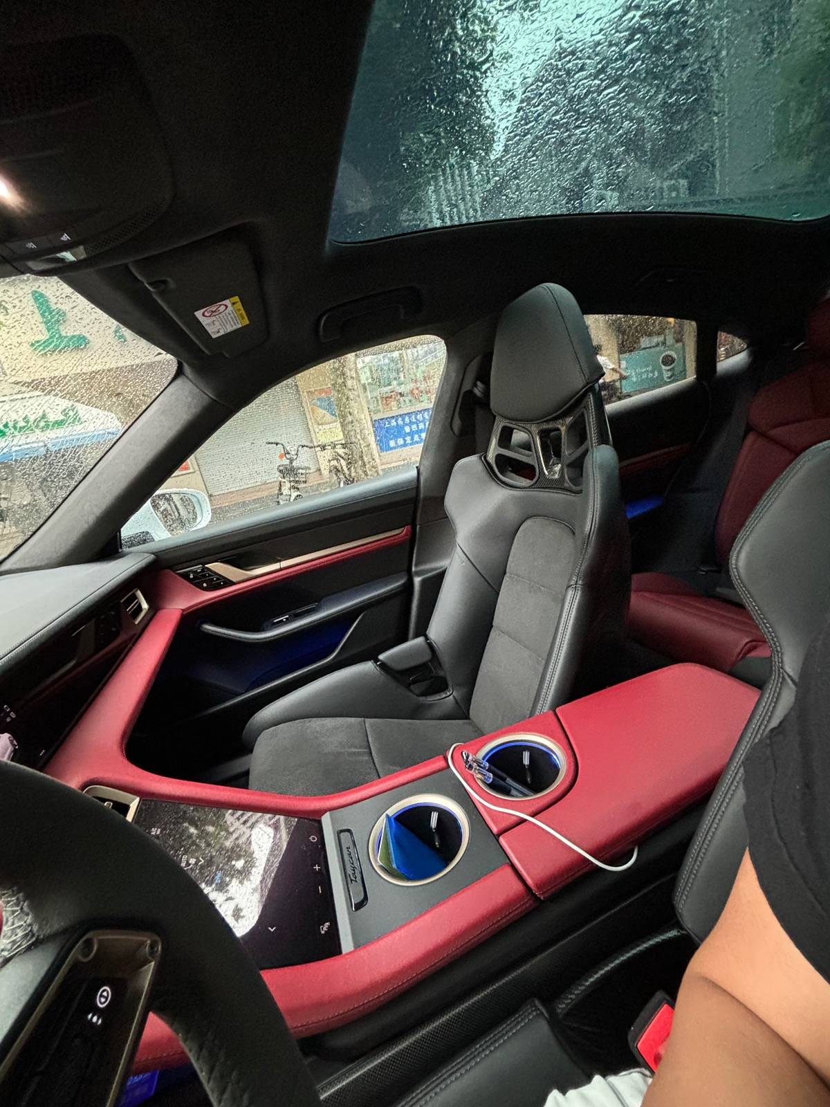 Porsche Taycan Carbon bucket seats installed in Taycan Turbo S IMG_4146