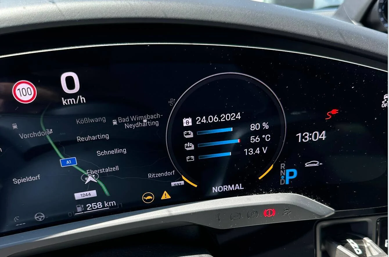 Porsche Taycan high battery temperature while fast charging? Screen Shot 2024-06-25 at 1.56.00 PM