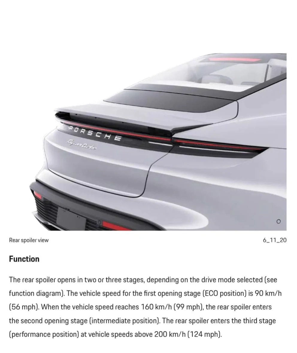 Porsche Taycan Misaligned rear spoiler IMG_0832