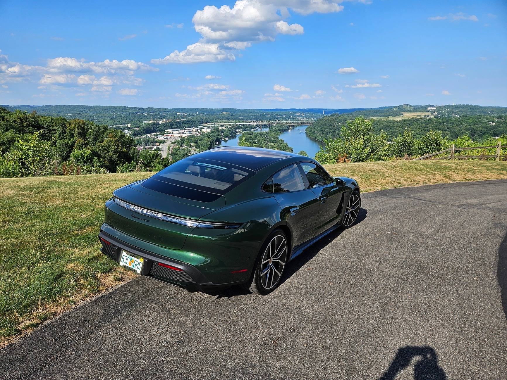 My New Oak Green Metallic 2024 Taycan | TaycanForum -- Porsche