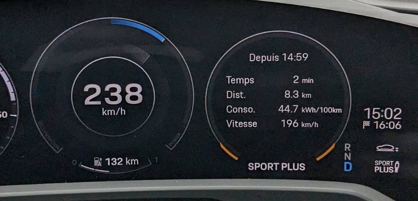 Porsche Taycan Post your most absurd consumption readings... pxl_20230619_130207351