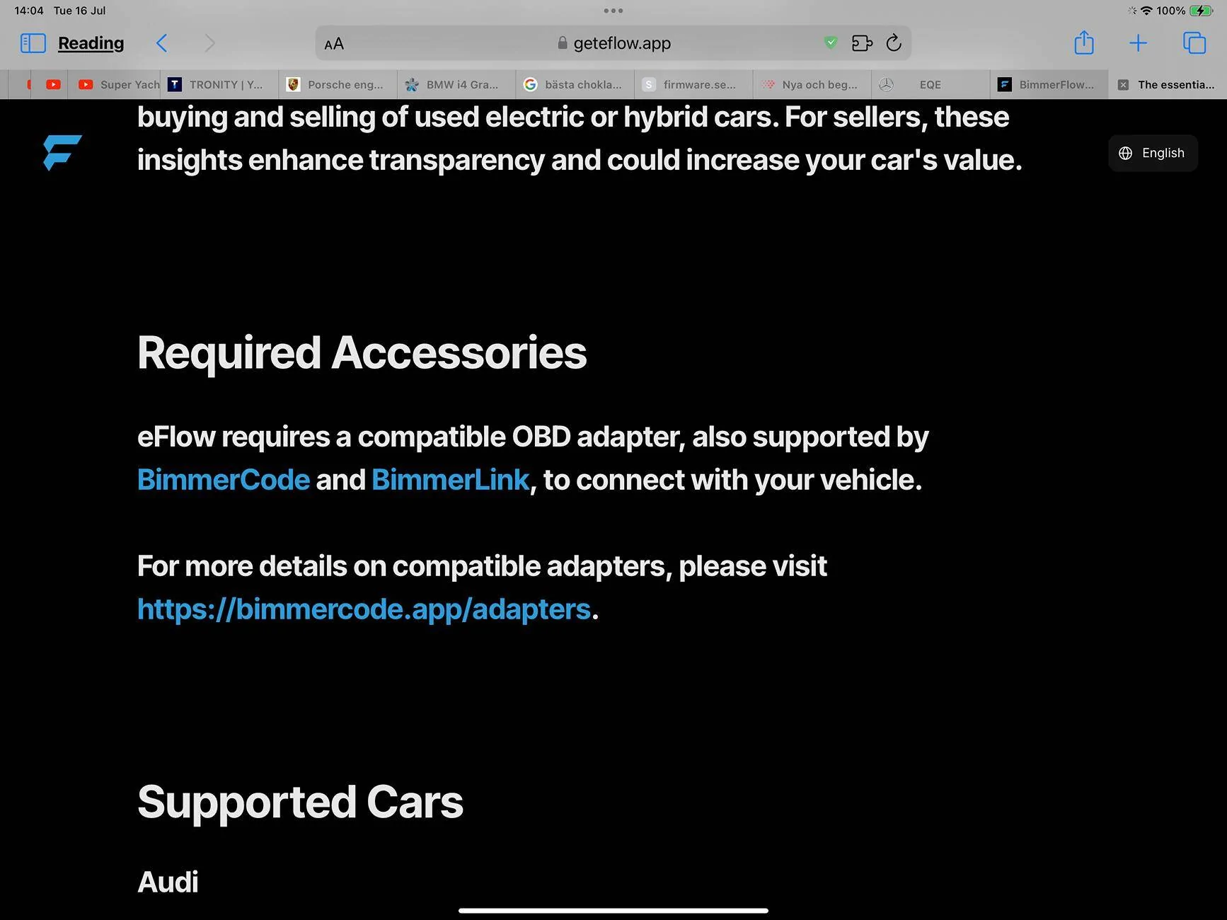 Porsche Taycan eFlow app now compatible with Taycan and VW group IMG_2144