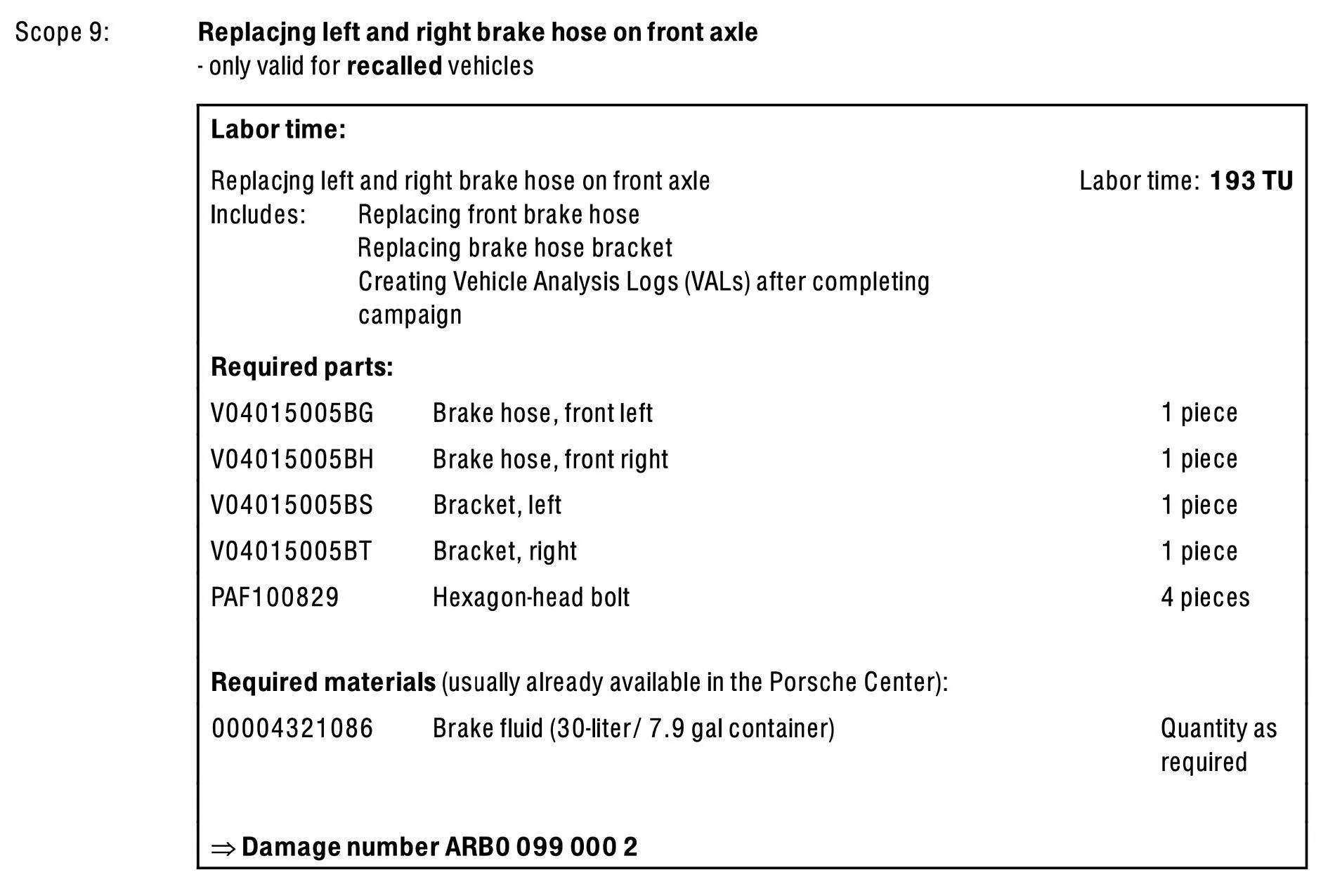 Porsche Taycan Does the brake recall include a fluid flush/replacement? Screenshot 2024-07-28 at 11.50.05 AM
