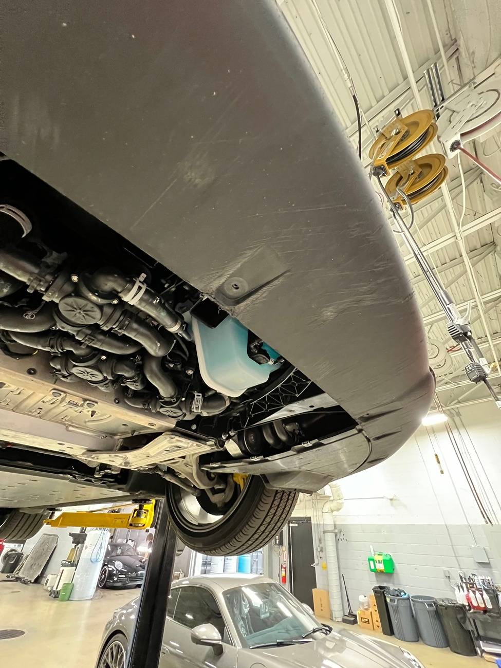 Porsche Taycan Underbody Protection Panel damaged. Batteries and coolant lines need inspection.  $72.5K replacement & labor cost. Dealership is Tom Wood in Indiana 2gMESfYC_170535145