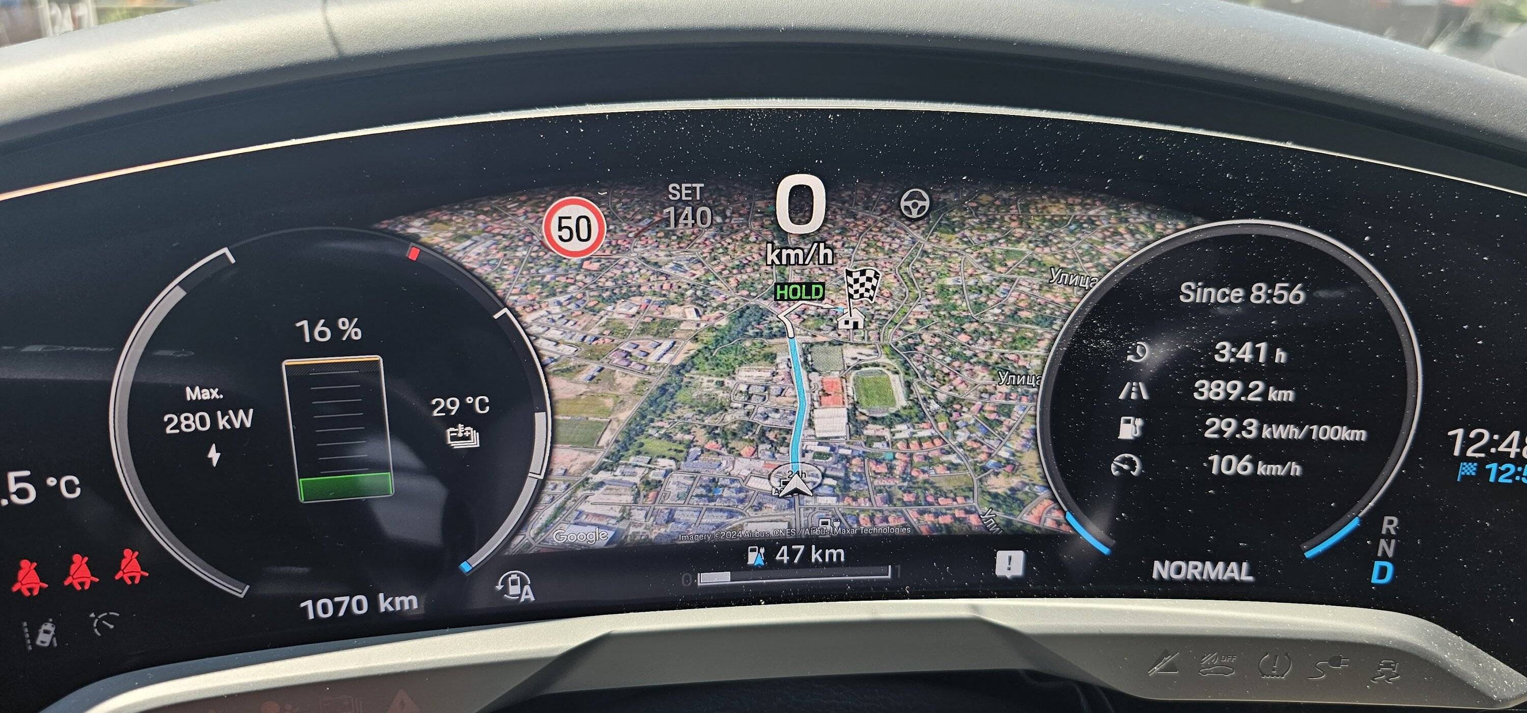 Porsche Taycan CT4 2023 to 2025 upgrade -- range & charging comparison by owner 20240714_124841