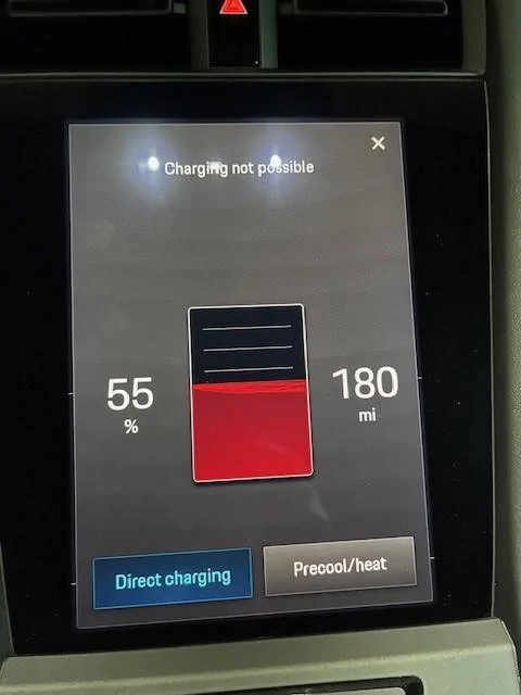 Porsche Taycan Yellow Warning Message: Electrical System Error Service Necessary taycan error 2