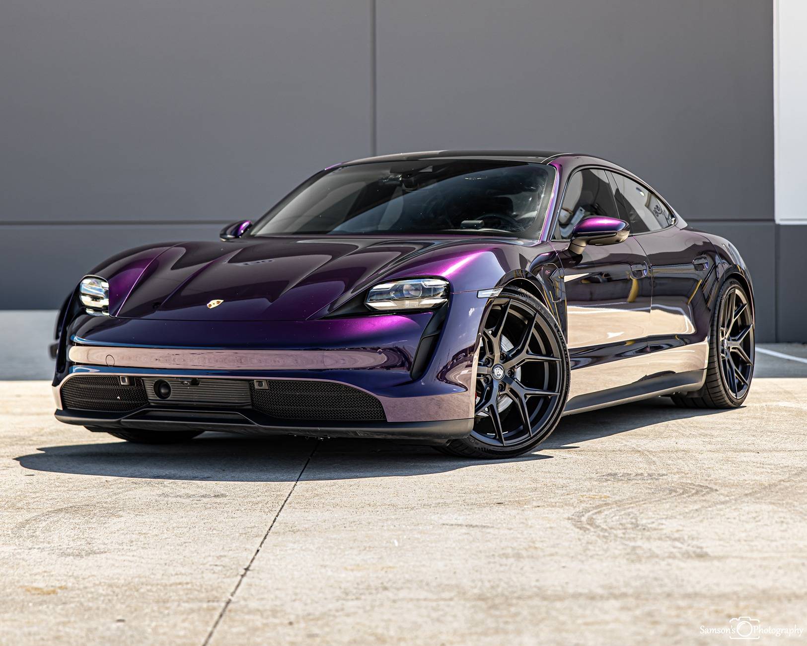 Porsche Taycan Purple Taycan 3