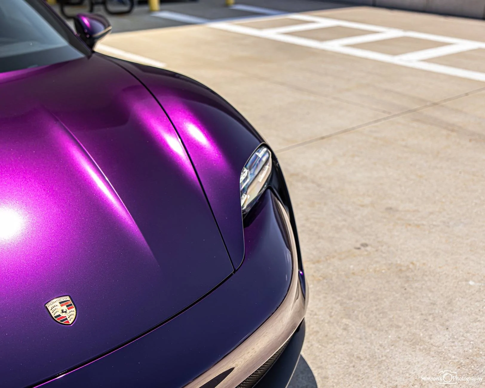 Porsche Taycan Purple Taycan 2