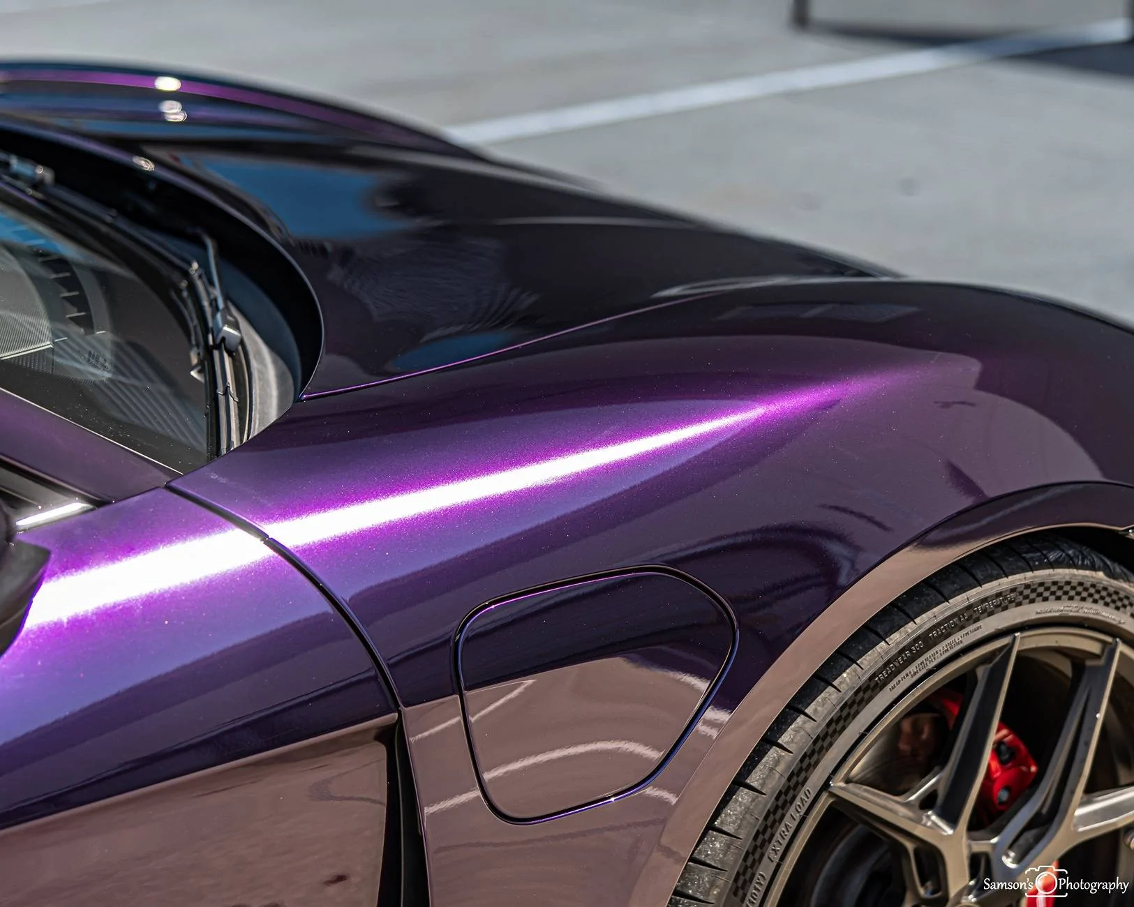 Porsche Taycan Purple Taycan 6