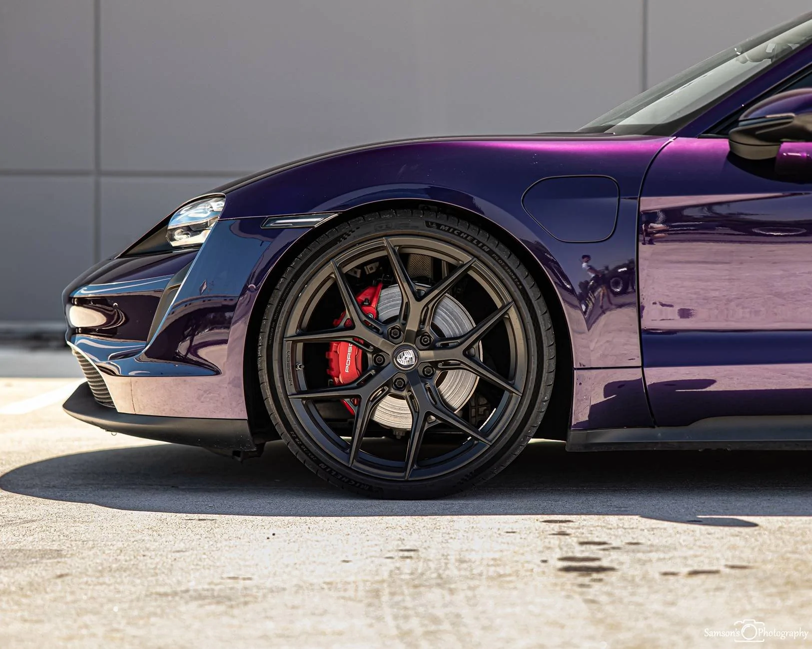 Porsche Taycan Purple Taycan 5
