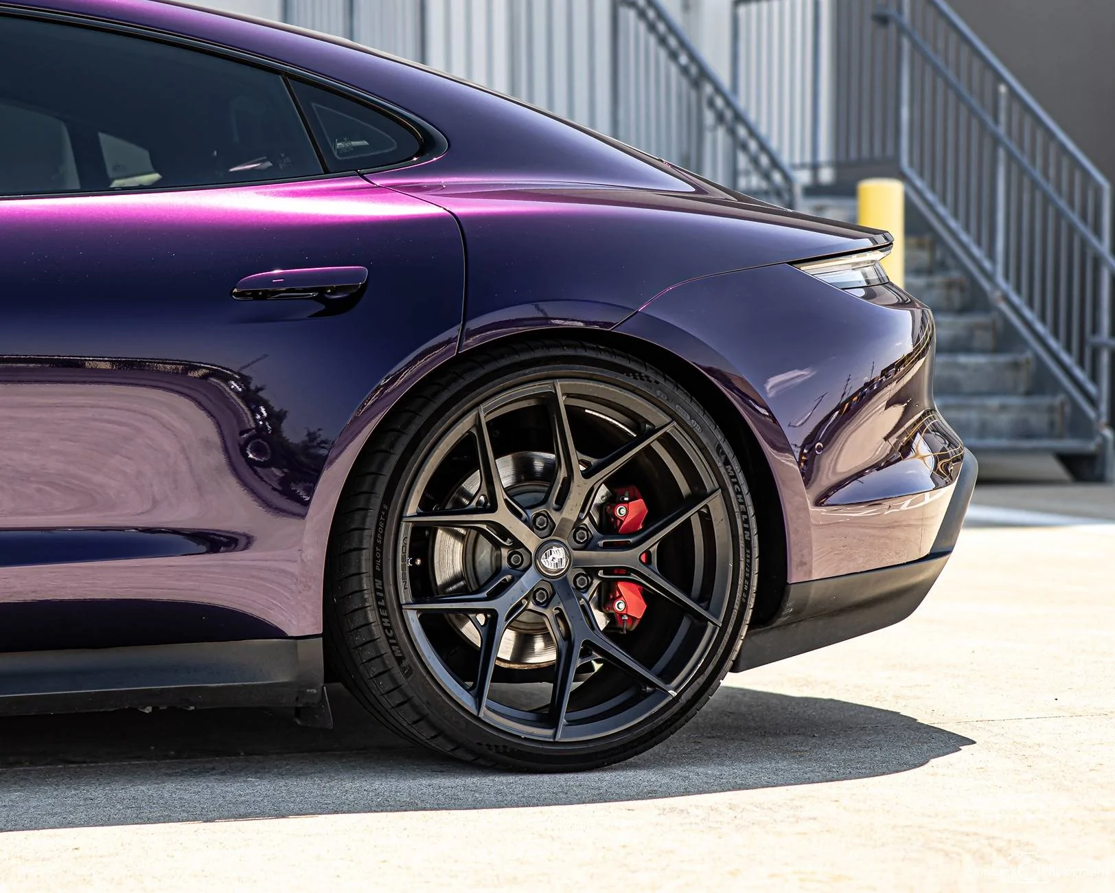 Porsche Taycan Purple Taycan 8