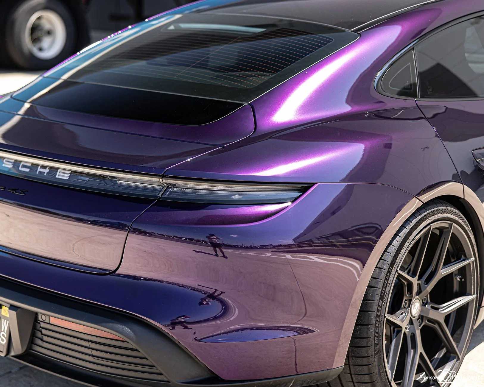 Porsche Taycan Purple Taycan 9