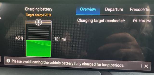 Porsche Taycan MY 2025 charging experience chargeAC - 5