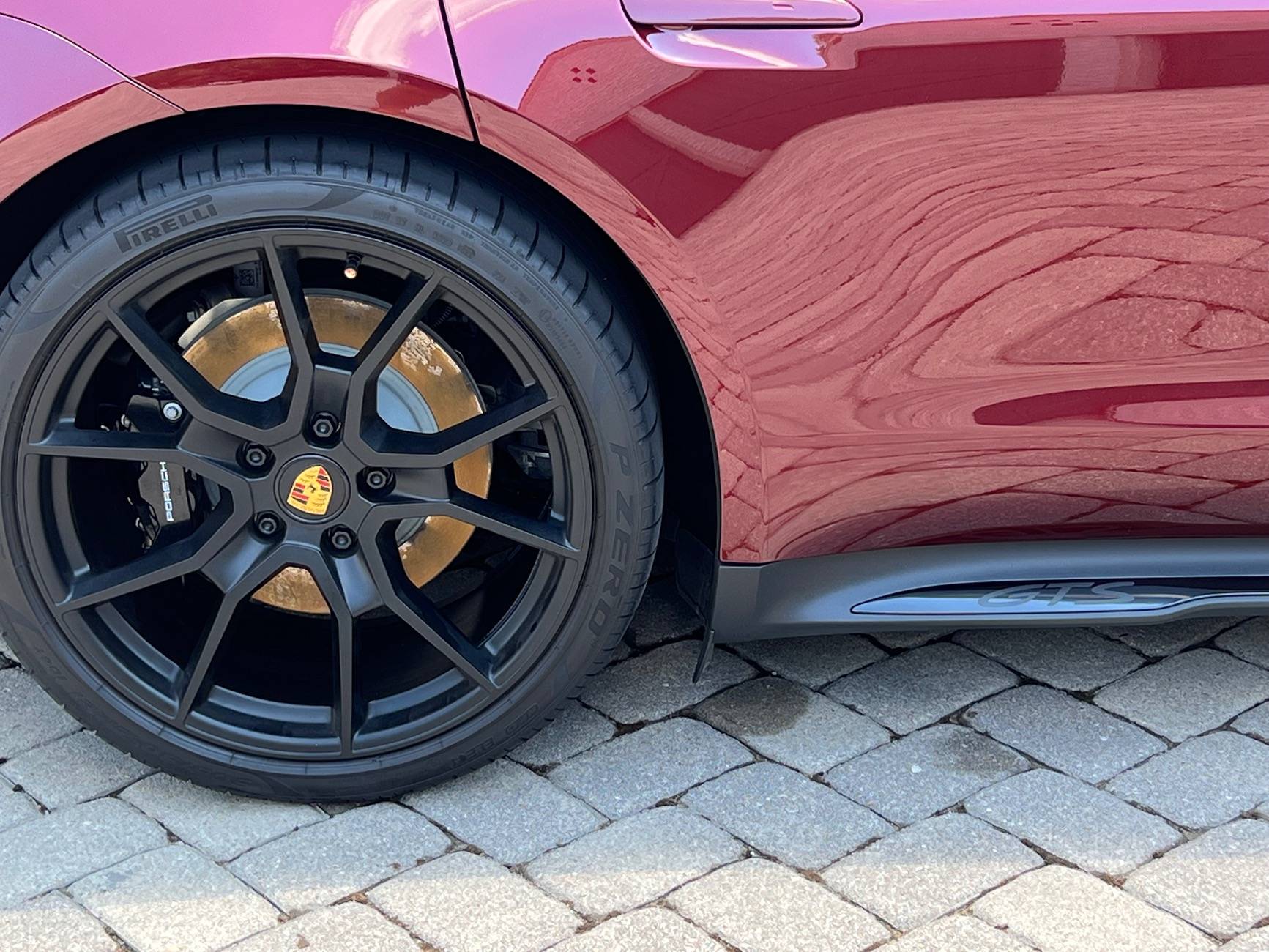 Porsche Taycan Spyder Wheels colour change IMG_3544