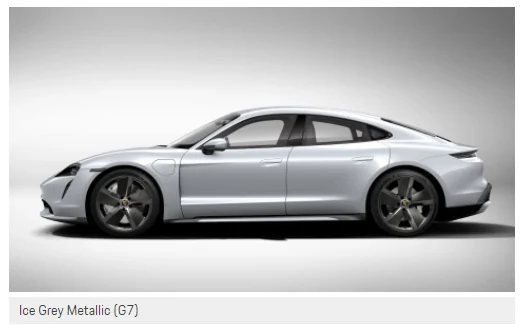 Porsche Taycan 2021 Taycan New Colors Samples / Swatches 1598464216745
