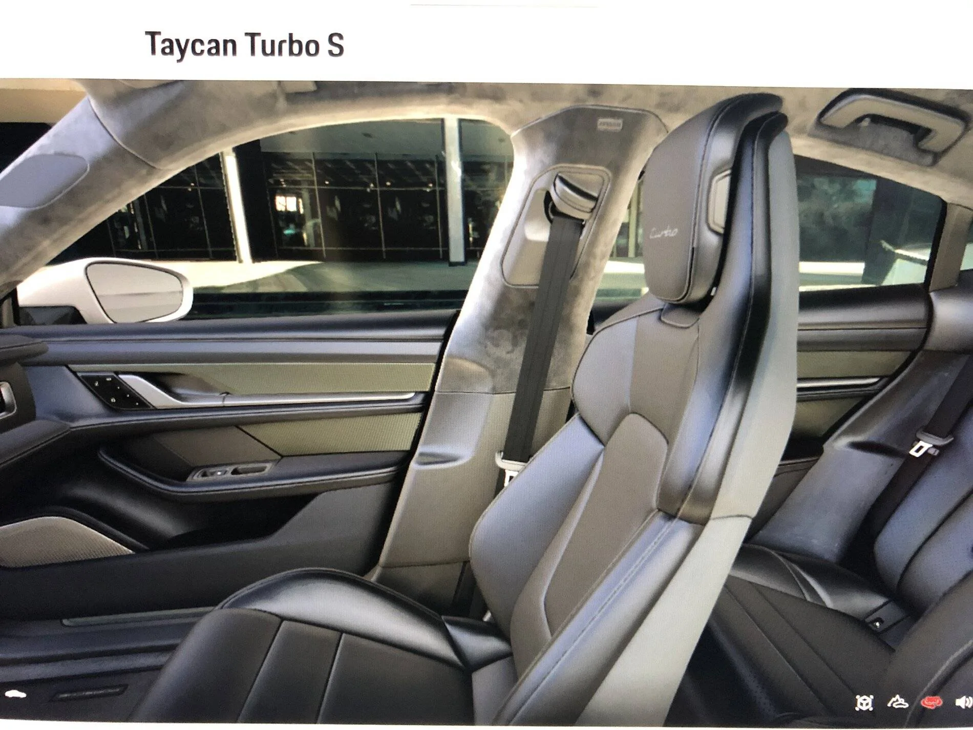 Porsche Taycan Interior leather question 1598491845773