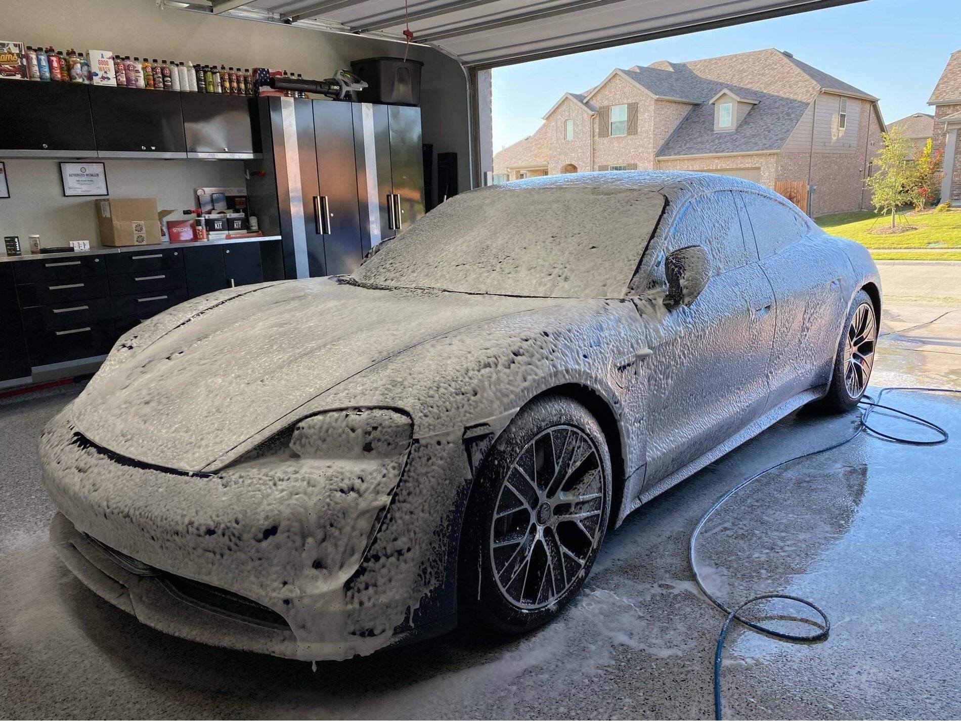 Porsche Taycan Gentian Blue + PPF + Ceramic IMG-3484.JPG