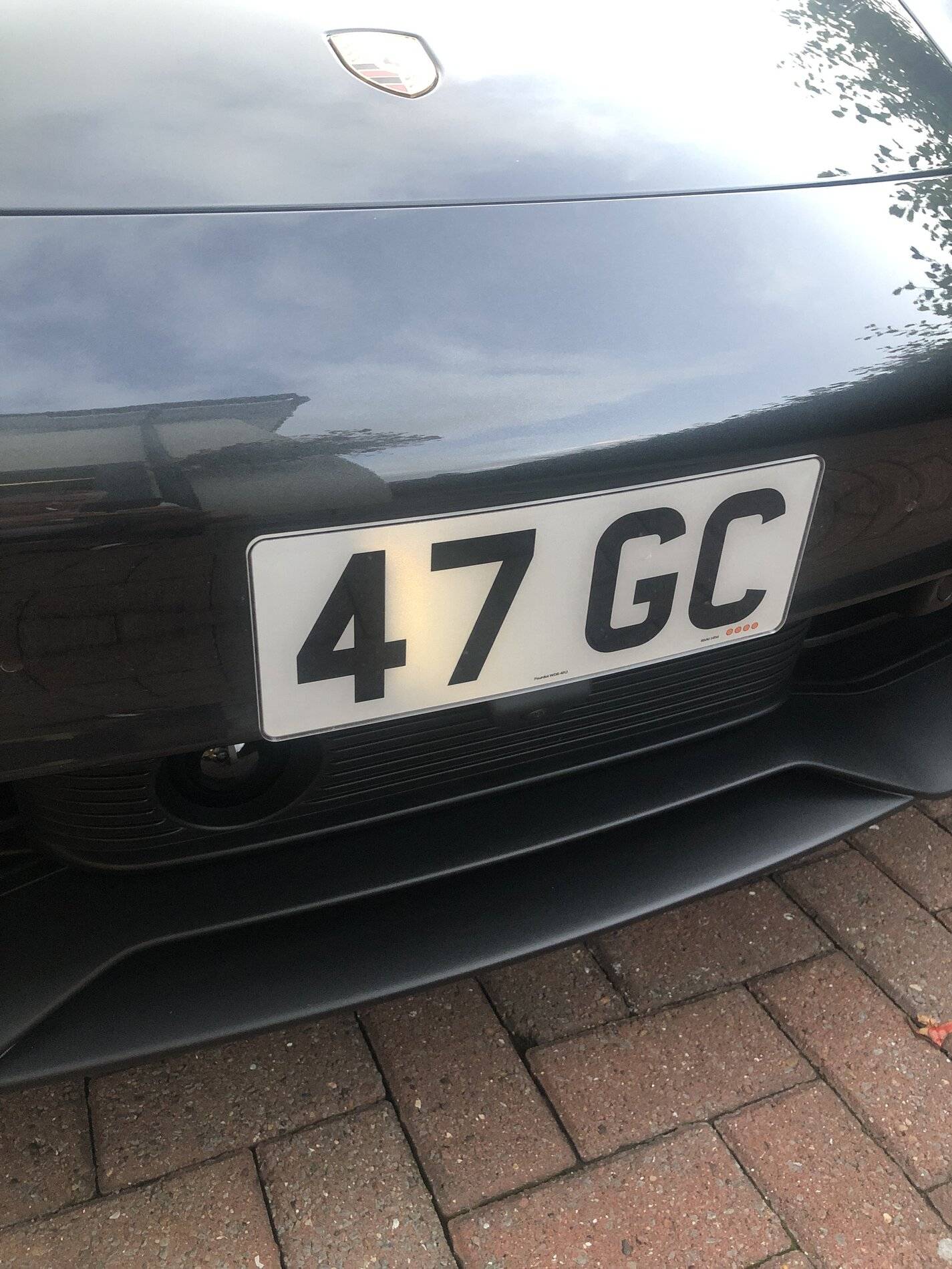 Porsche Taycan Registration Plate Designs image
