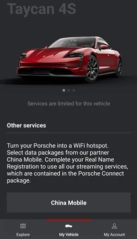 Porsche Taycan Porsche Connect 800 problem Screenshot_20200831-081443