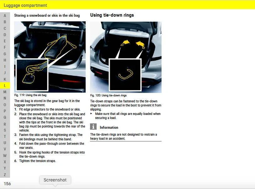 Porsche Taycan Ski Bag: does it come with a hatch? Screen Shot 2020-09-01 at 5.23.02 PM