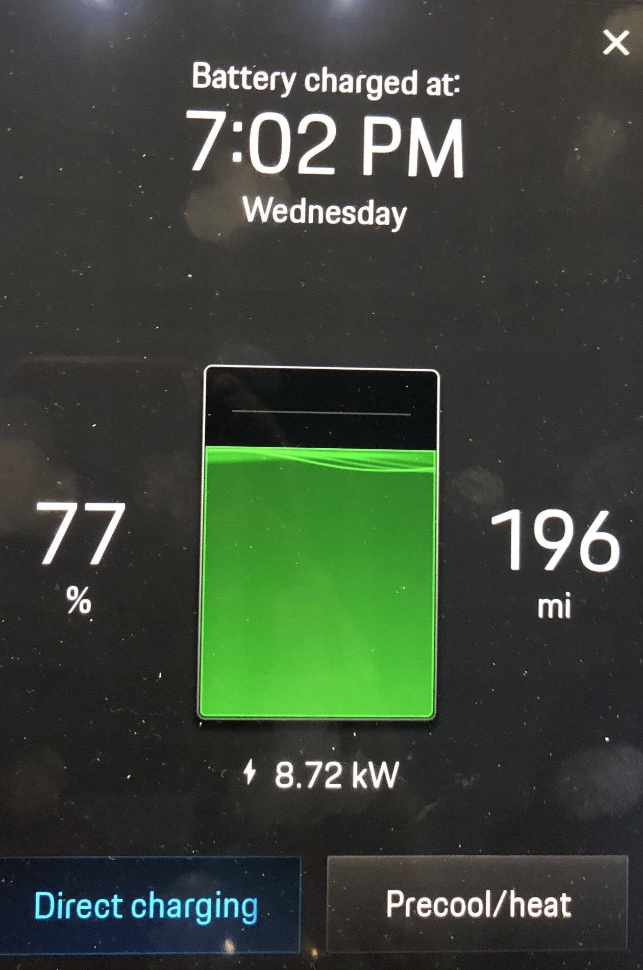 Porsche Taycan Confused about charging rate IMG_2015