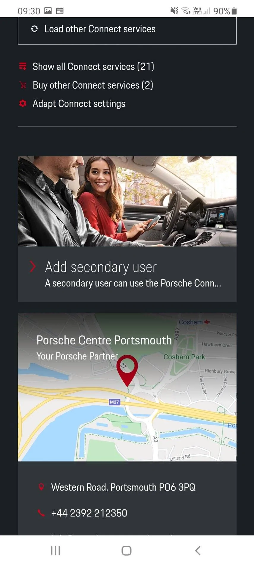Porsche Taycan Secondary User Account Screenshot_20200905-093048_Chrom