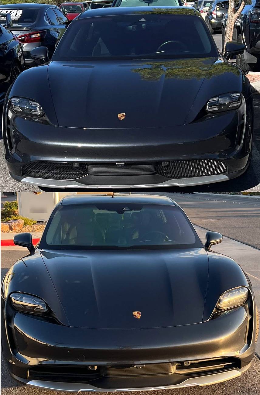 Porsche Taycan I tried the Zunsport grills and I like them compare